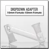 Drop down adapter voor waterpijpen reclaimer 3.5 "Man-vrouw 10mm/14mm/18mm dropdown booreilanden Designer nieuwe