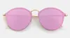 2019 Tendenza moda BLAZE ROUND Occhiali da sole stile Vintage rd3574 Brand Design flash Colore Specchio uv400 Occhiali da sole Donna Oculos De S1104420