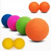 Body Building Yoga massage ball for neck body Double ball Lacrosse Messager Peanut Ball Mobility Myofascial Trigger Point Release Balls