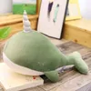 Narwhal Animals Doll Whale Plush Toy Cute Girl Sleeping Pillows Big Soft Dolphin Dolls Korean Söta dockor 31 tum 80cm DY503129695911