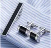 Luxe VAGULA pince à cravate boutons de manchette ensemble de qualité supérieure épingle à cravate boutons de manchette ensemble en gros cravate barre lien ensemble 53