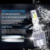 C6 les phares de voiture LED 72W 7600lm COB COB AUTO BUBBES H1 H3 H4 H7 H11 880 9004 9005 9006 9007 LIGRES DE COLLAGE DE VOITURES3005090