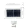 Lâmpada Solar 10W 15W 20W 30W 50W LED Luz de rua Lâmpada ao ar livre da parede à prova d 'água super brilhante luz de rua LED