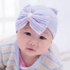 Newborn Baby Knitted Beanie Autumn Winter Hat Caps with Bow for New Born Boys Girls Photography Props