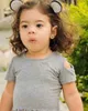 Baby Kleidung Kleinkind Kinder Mädchen T-Shirt Tops Kurzarm Baumwolle Quaste Shirt Kinder Mädchen Weiche Weste Sommer Kleidung Ein Stück für 1-4T