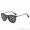 Mode vrouwen rond zonnebrillen Designer Heren Sun Glazen Mat Black Frame Outdoor UV400 Eyewear Hoge kwaliteit met Case