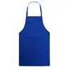 Plain Apron with Front Pocket for Chefs Butchers Kitchen Cooking Craft UK Baking Home Cleaning Tool Coveral Apron Acces New Hot sale