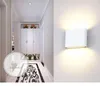 1 PC 6 W 12 W Cube LED Ao Ar Livre Indoor Wall Arandelas de Luz Moderna Subindo e para baixo luz de parede superfície montada luz para villa hotel AC100-240V