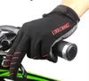 Guanti da ciclismo Guanti sportivi con dita intere Guanti touch screen da bici MTB antiurto Uomo Donna Guanto da dito lungo in spugna per bicicletta