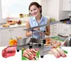 Bone Saw Pig Ribs Guillotine Kitchen Knives Cut Pork Chop Machine Manuellt Bone Cutting LLFA4655555