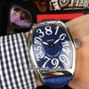 New CRAZY HOURS 8880 CH Blue Dial Asian 2813 Automatic Mens Watch Silver Case Blue Leather Strap Cheap 8Style Gents Watches