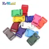 60 stks/partij 3/4 ''(20mm) Plastic Kleurrijke Voorgevormd Zijsluitingen Voor Paracord Armbanden/Backback