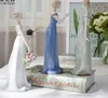 ceramic sister girls lady figurines home decor crafts room decoration handicraft ornament porcelain figurines vintage statue