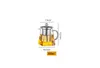 Clear Borosilicate Glass Teapot With Stainless Steel Infuser Strainer Heat Resistant Loose Leaf Tea Pot Kettle Set