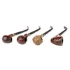 Wooden Hand Pipe Smoking Pipes Long Mouthpiece Metal & Acrylic Material Choiced Gift 4 Types for Tabacoo Cigarette