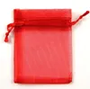 100PCSLOT Jewelry Bags MIXED Organza Jewelry Wedding Party Xmas Gift packing Bags With Drawstring 792068063