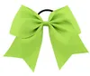 8 inch solid color bowknot Hair tie With Elastic For Girls cheer bow ponytail holder Hair Accessories free shipping