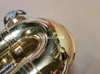 Nowy Jupiter JAS 669-667 Marka instrument muzyczny ALTO EB TUNE SAXOPHONE GOLD LACKER Ciało posrebrzane Kluczowe Sax z Case