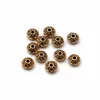 Tibetan Round Oval Spacer Metal Beads For Jewelry Making DIY Zinc Alloy Charm Accessory For Jewelry Bracelet Making