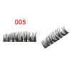 Naturlig 3D Triple Mink Magnetic False Eyewashes Handgjorda Limfri Magnet Ögonfransar Extension Make Up Tools