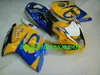 Kit carenatura per stampaggio ad iniezione per SUZUKI Hayabusa GSXR1300 08 09 10 12 GSXR 1300 2008 2009 2012 Set carenature giallo blu + Regali SH02