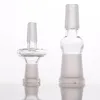 Hookahs Tillverkare Glasadapter 10Male till 14female och 14Male 18female Converter Använd för vattenrörsolja