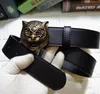 Nowy pasek Marka Designer Pas miedzi Tiger Head Bulls Belts Prestiżowy Pas Casual Towshide Paski Dla Mężczyzn Kobiety Waist Paski