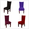 MECEROCK SPANDEX Stretch Dining Chair Cover Elastic Slipcovers Solid Color Restaurant Sitzbezug für Hochzeitshotel Bankett