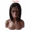 Perruques brésiliennes droites courtes de cheveux humains pour les femmes noires 150 densité brésilienne de dentelle avant de cheveux de Bob perruques avec des cheveux de bébé