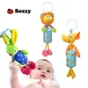 Großhandel Sozzy Queen Babyspielzeugbett hängende Plüschpuppe Windglocke Glockenspiel Tierrasseln 11 Stil Mischungsauftrag