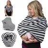 Breastfeeding Cover & Nursing Scarf - Covers Baby Carrier Car Seat, Stroller, Canopy Shopping Cart - Stylish Stretchy Multi-Use Infinity