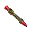 Форма ракеты красочные металлические ручные трубы Многие цвета легко переносить чистую переноску мини -курительная труба Уникальная конструкция