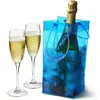 Wine Ice Cooler Rapid Beer Cooler Ice Bag Outdoor Sports Ice Jelly Bag Picnic Chillers Frozen Bag Bottle PVC