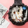Vattentät resa Makeup Brushes Cosmetic toalettrete Case Wash Organizer Lagring Foldbar Pouch Portable DrawString Bag Tool201Y6590268