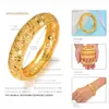 Wando 4pcs / Lot Women Girls Bracelets Gold Color 우아한 아랍 / 에티오피아 인도 Bridal Bangles 파티 선물 B152