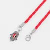 Dropshiping 20pcs Palm Hamsa avec oeil turc coloré Bracelets de cordon en cuir tressé rouge kabbale