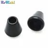 200 stks/partij Rits Pull Uiteinden Bell Stopper Zonder Deksel Koord Lock Plastic Zwart Gat Maat: 5.7mm