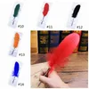 Fashion Feather Quill Ballpoint Pen 14colors Ballpoint Pens For Wedding Gift Office School Writing Supplie