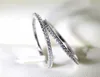 choucong Real 925 Sterling Silver Wedding band Ring for Women Full Pave setting Diamong Engagement rings Bridal Accessories