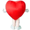 2018 High quality hot Love Heart Mascot Costume Halloween Wedding Party Costume Fancy Dress Adult Size