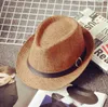 Projektant szeroko rurkowane słomkowe czapki wiadra plażowe dla dorosłych męskich kobiet letnie dzieci dzieci chronić czapki rybackie kowboj