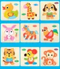 Jouets pour bébé Puzzle en bois coloré Animal éducatif développement bébé enfant jouet d'entraînement jouet éducatif cadeau pour bébé