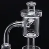 Set Terp Vacuum Quartz Banger Carb Cap Terp Slurper Banger 10mm 14mm 18mm Chiodo senza cupola per bong in vetro