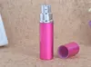 7 Colors 5CC smooth Aluminium perfume bottle 5ml Refillable Perfume Atomizer Travel bottles fragrance glass Spray bottles SN302