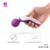 Mini 9 -läge AV Vibrator Magic Kvinnlig Wand Massager Clitoris Stimulator Vibrator Bekväm handhållen Sexleksaker för kvinnor5326138