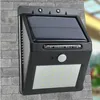 Wodoodporna 10 12 16 Morset Light Solar Power PIR Czujnik ruchu LED Ogród Światła Outdoor Travway Sense Led Lampa słoneczna Światło ścienne