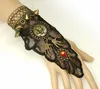 Hot Nieuwe Halloween Vintage Armband Spider Web Zwart Kant Mitten Ring Skeleton Hoofd Ghost Claw Accessoires Mode Classic Exquisite Elegance