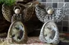Mini cornici vintage in metallo Cornice per foto classica in stile angelo adorabile per decorazioni per la casa e regali XB1