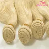 Remy Haar Wefts Blond 613 Kleur Menselijk Haar Bundels Braziliaanse Indiase Menselijk Haar Weave Extension Body Wave Snelle levering