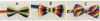 Arco-íris gravata borboleta 3 cores, Ajustar o cinto de listra colorida laço Alunos laço para o Dia do Pai laço de Presente de Natal